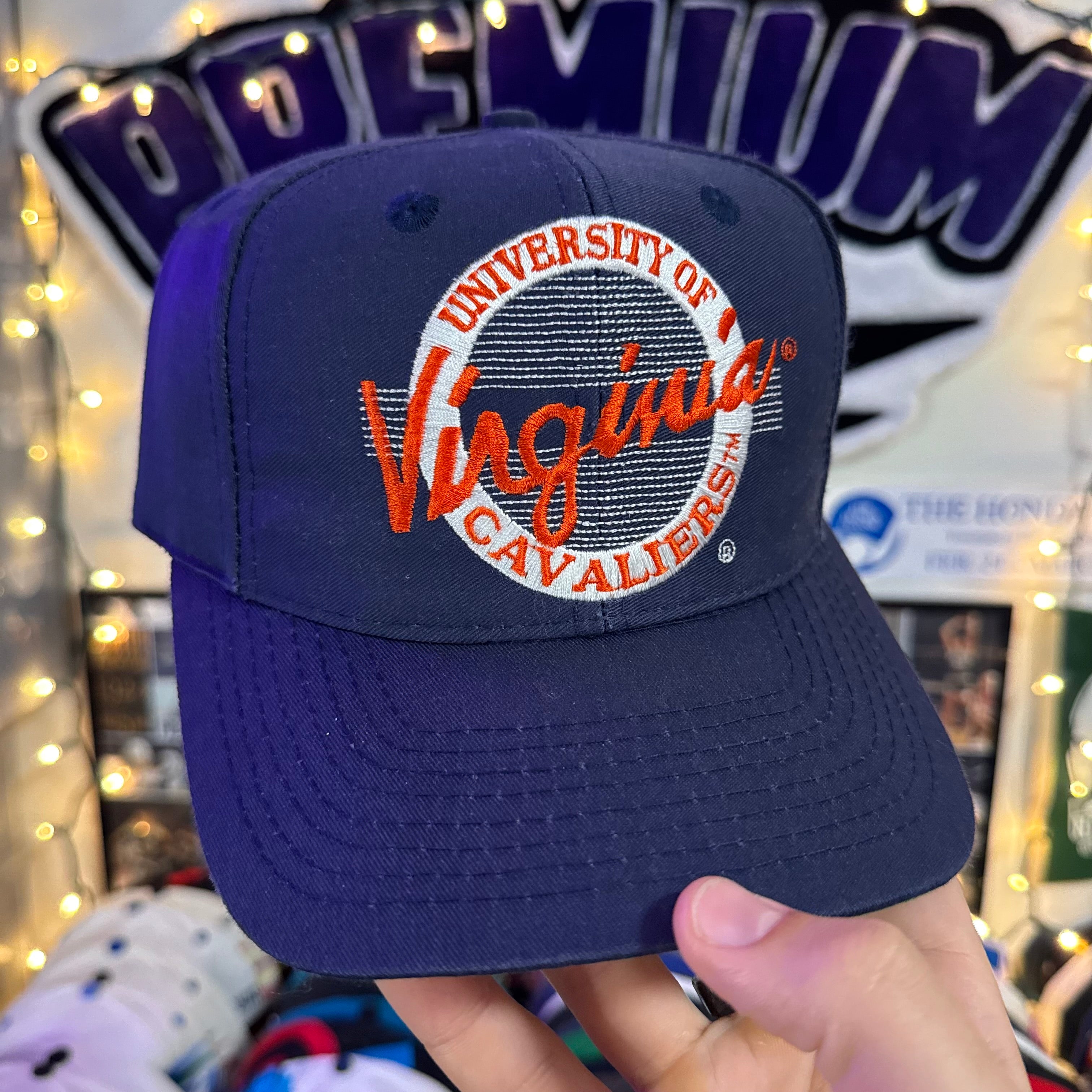 University of Virginia Circle Logo Script by The Game NCAA College SnapBack