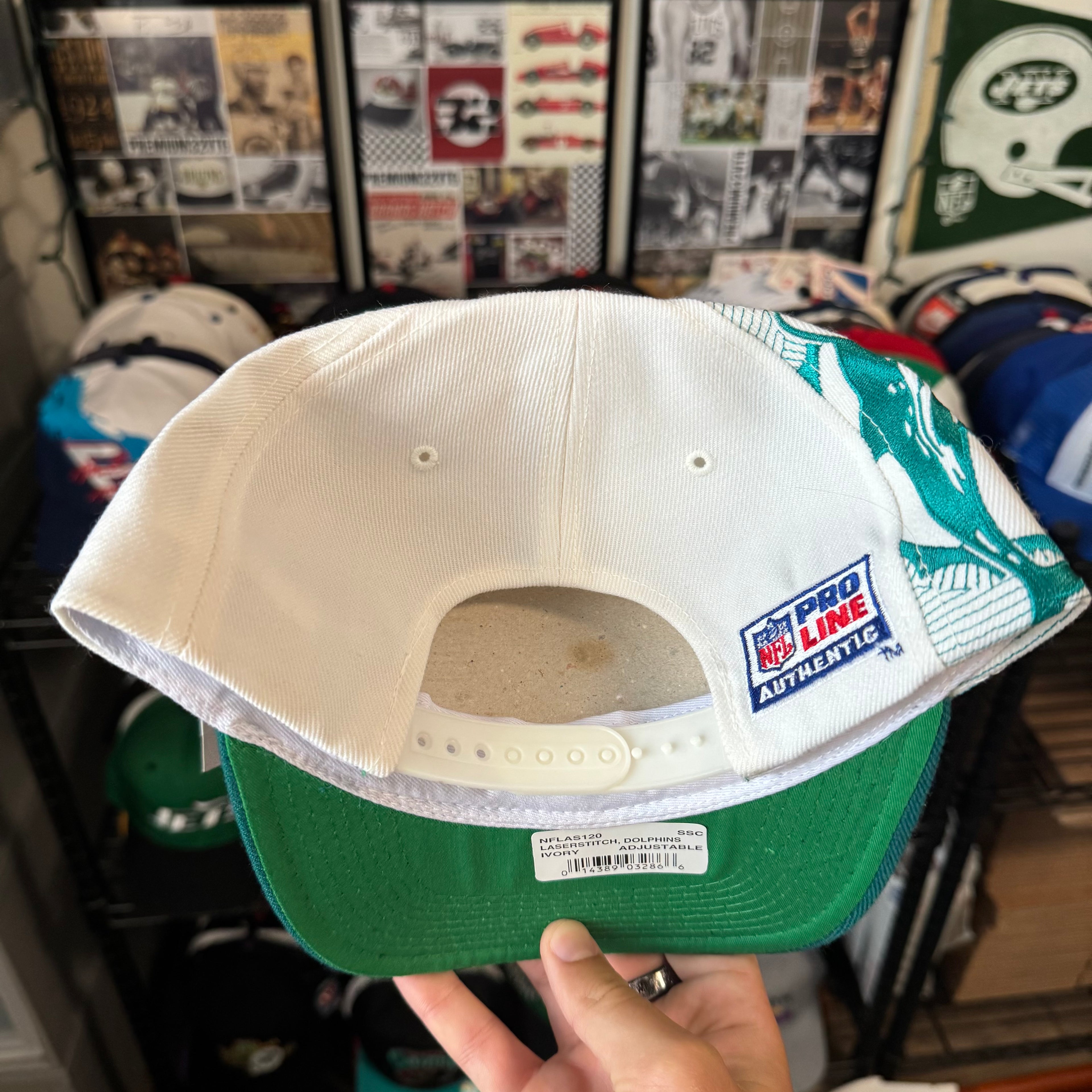 Miami Dolphins Sports Specialties Laser NWT NFL Football Snapback