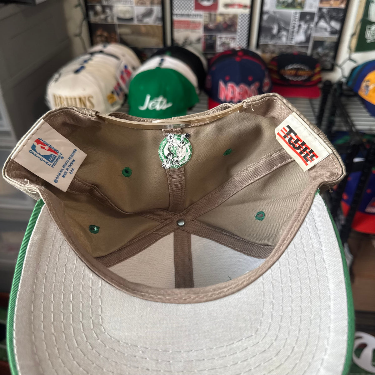 Boston Celtics Drew Pearson Downward Arch NBA Basketball Snapback