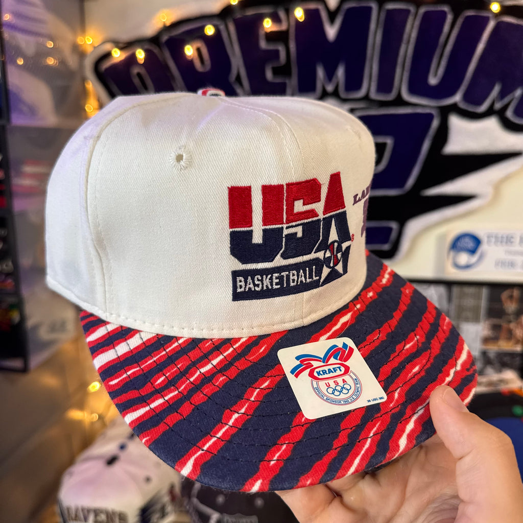 Team USA Basketball AJD Zubas Lakers #32 Magic Johnson Snapback