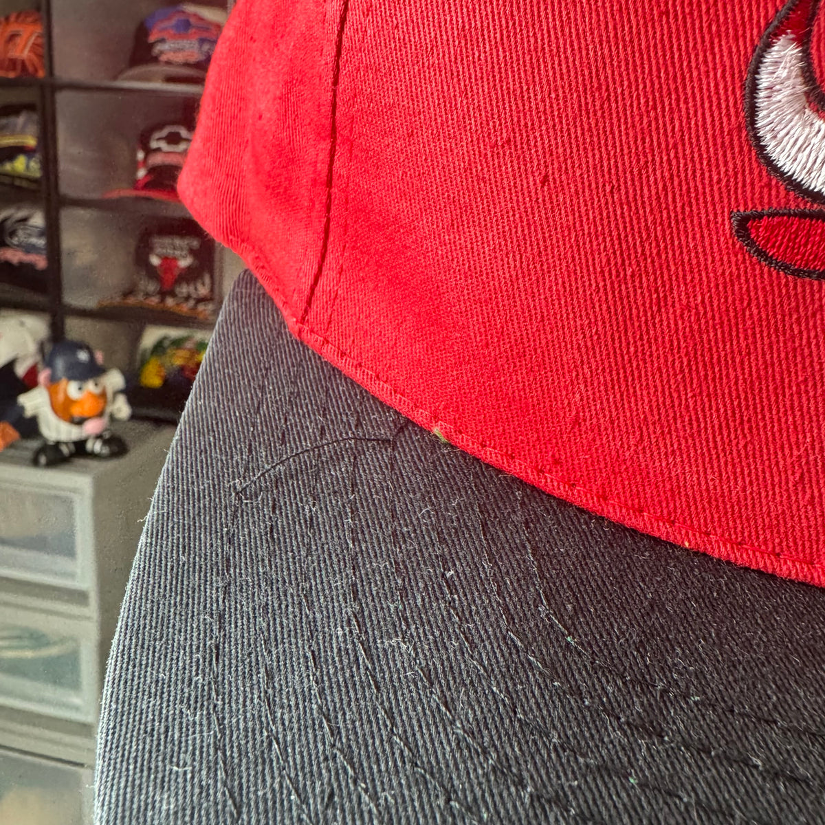 Chicago Bulls Plain Logo Drew Pearson NBA Basketball Snapback