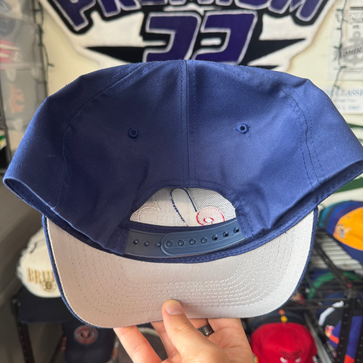 Montreal Expos Logo Athletic Plain Logo MLB Baseball Snapback