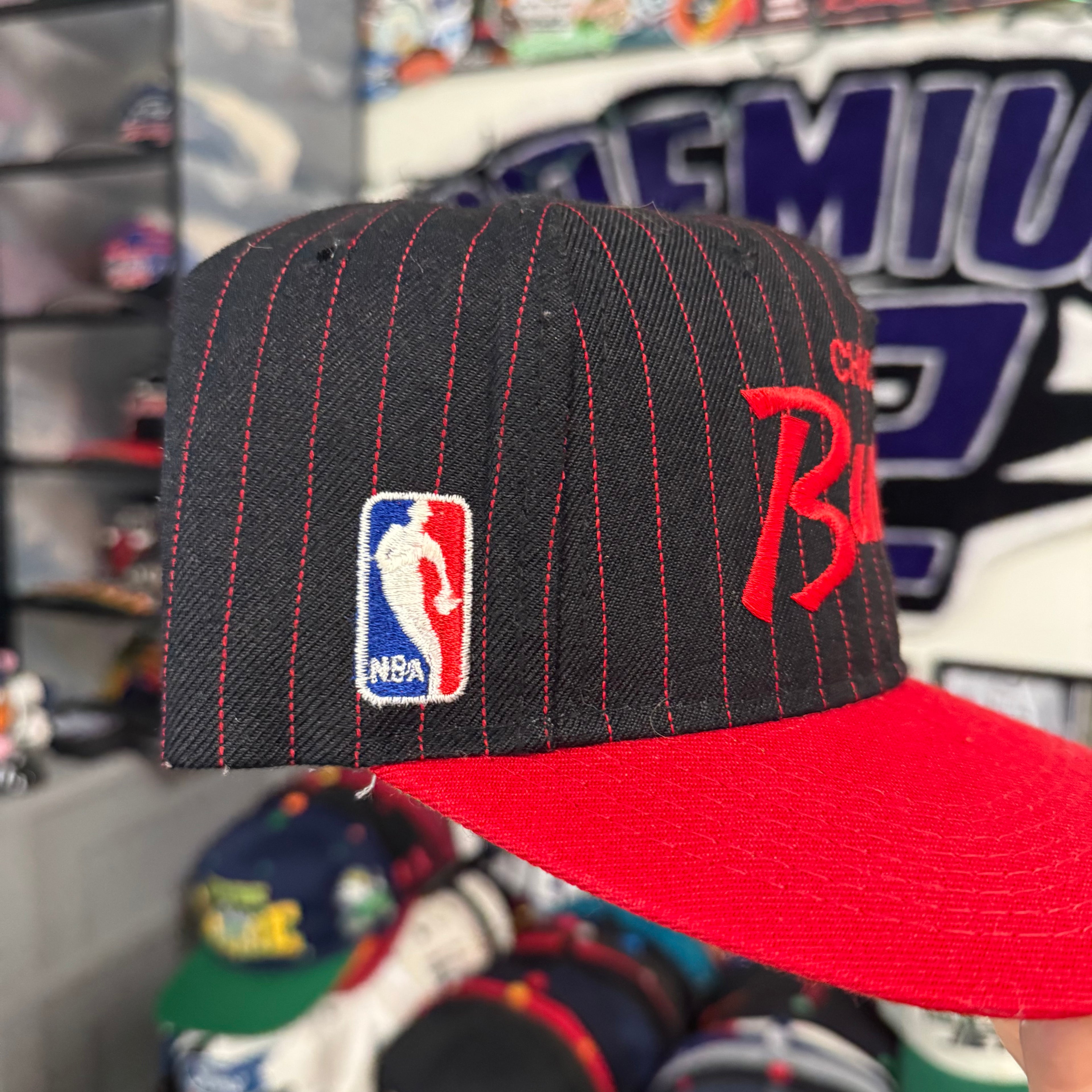 Chicago Bulls Sports Specialties Pinstripe Single Line Script