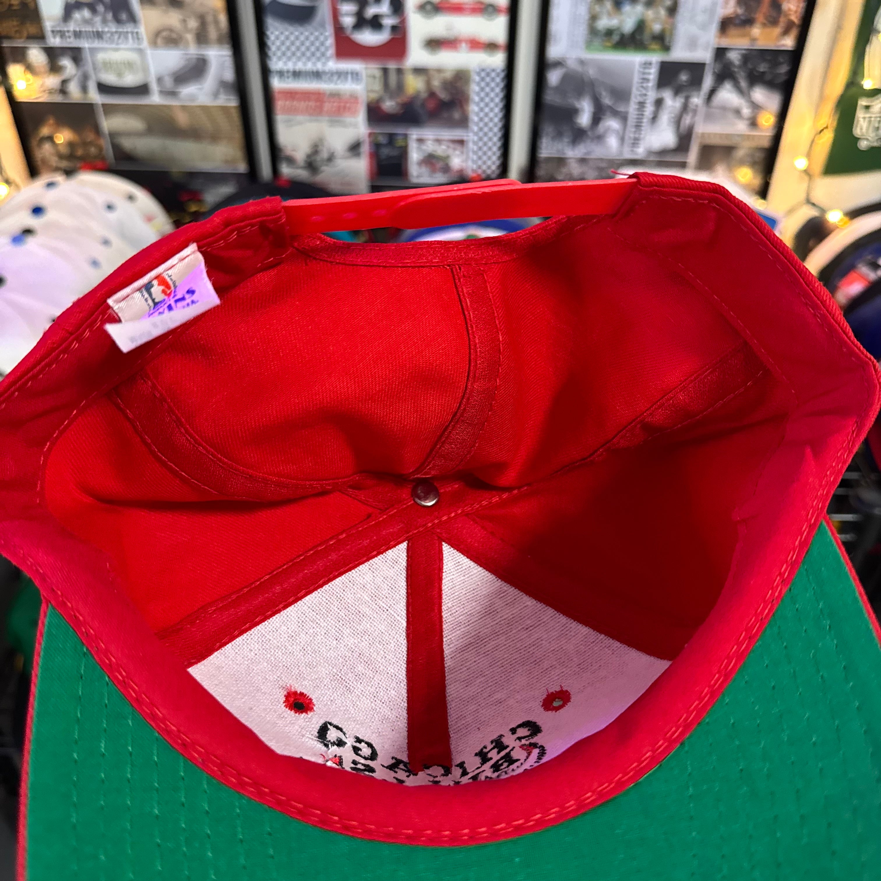Chicago Bulls Red Plain Logo NBA Snapback