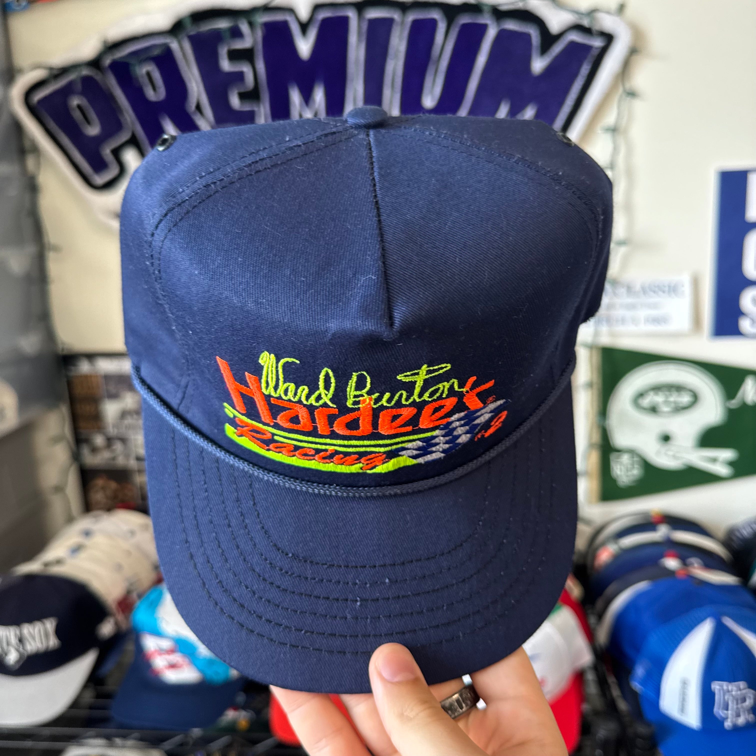 Ward Burton Hardee’s Racing #2 NASCAR Rope Snapback