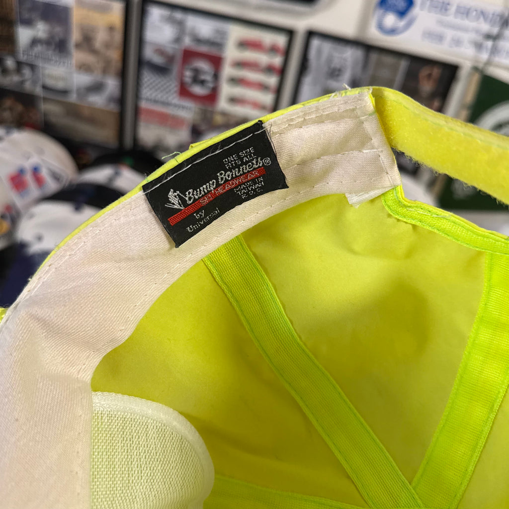 Miller Lite The Official Beer of Skiing Neon Yellow Velcro Strapback