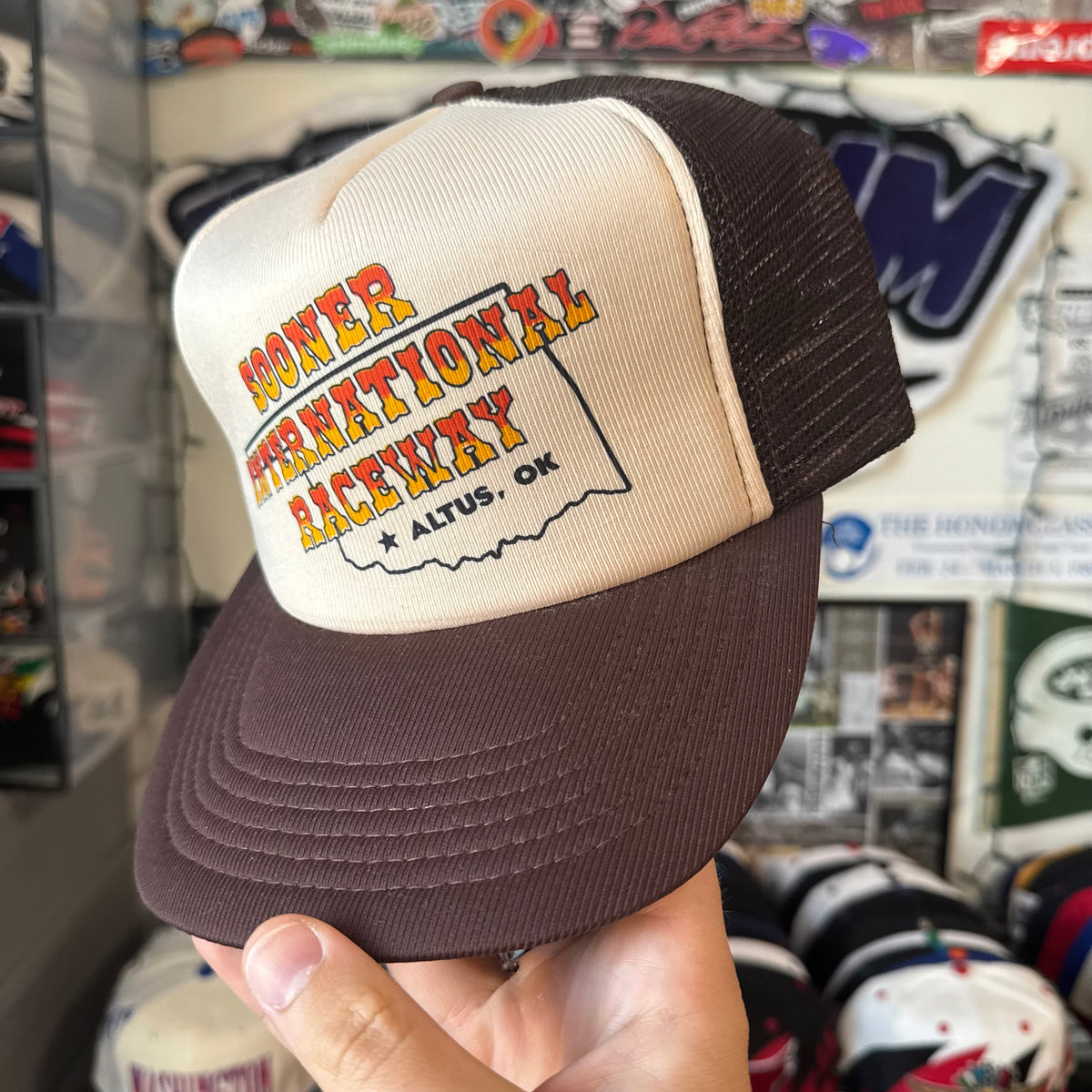 Sooner International Raceway Altus, Oklahoma NASCAR Racing Trucker Snapback