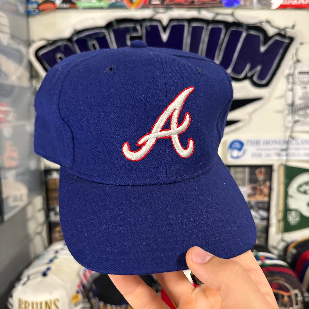Atlanta Braves Sports Specialties Plain Logo Fitted Hat Size 7 5/8