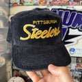 Pittsburgh Steelers Corduroy Sports Specialties Double Line Script NFL Football Zipperback