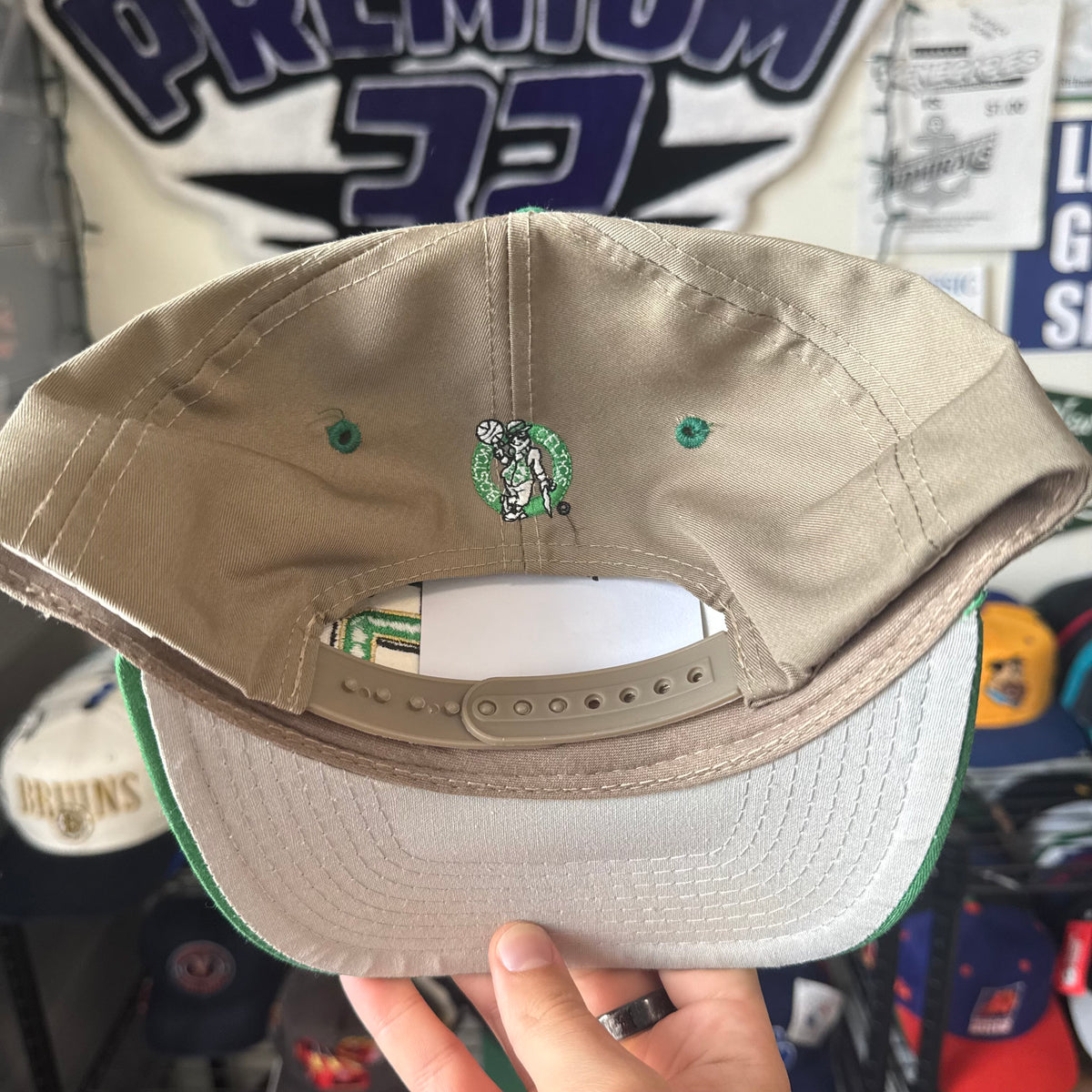 Boston Celtics Drew Pearson Downward Arch NBA Basketball Snapback