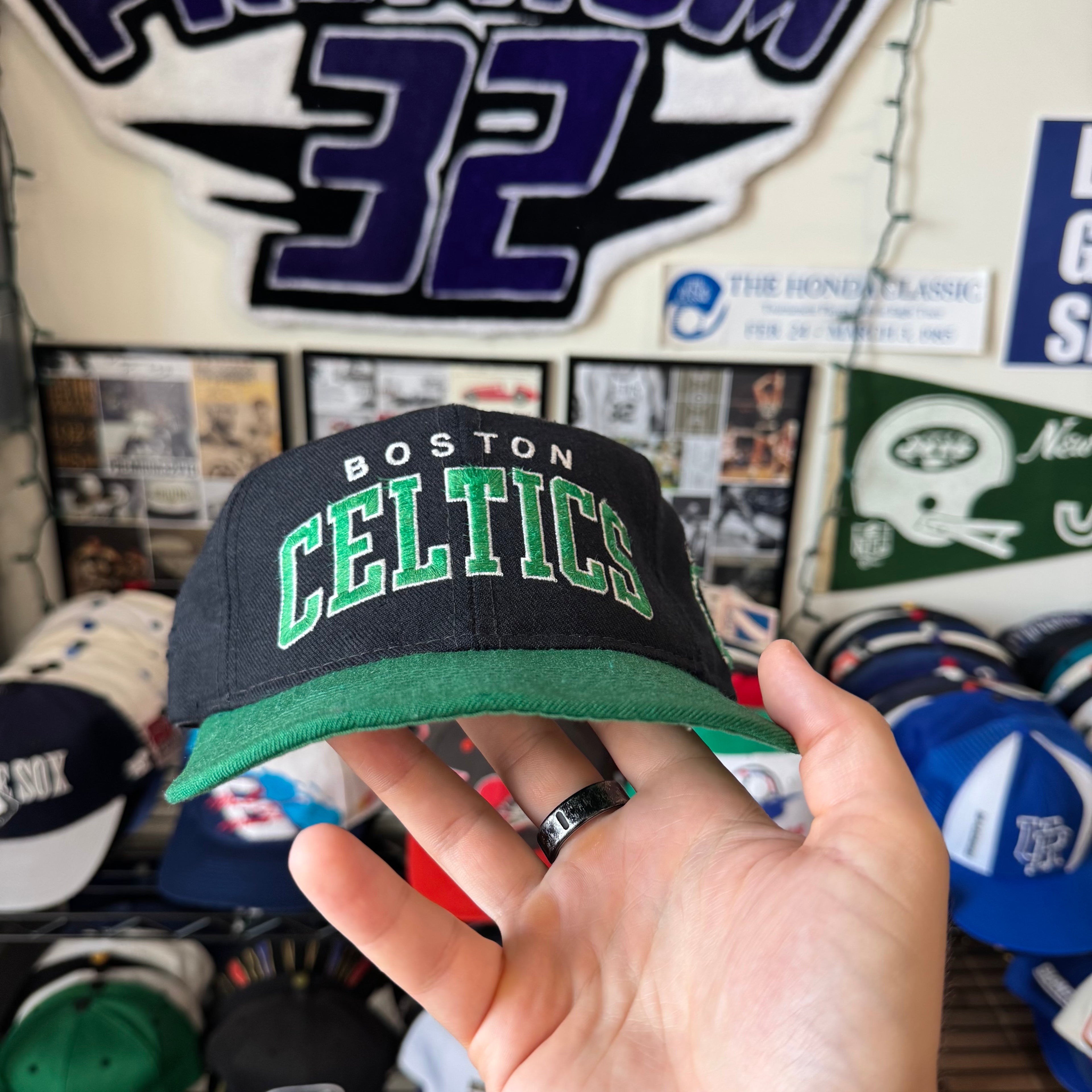 Boston Celtics Starter Arch NBA Basketball Snapback *flaws*